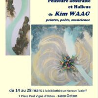 Exposition de peintures abstraites et Haïkus  | 14/03/2024